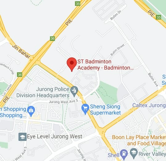 Badminton Class at Westwood Secondary by ST Badminton Academy Jurong Singapore Location Map 2024