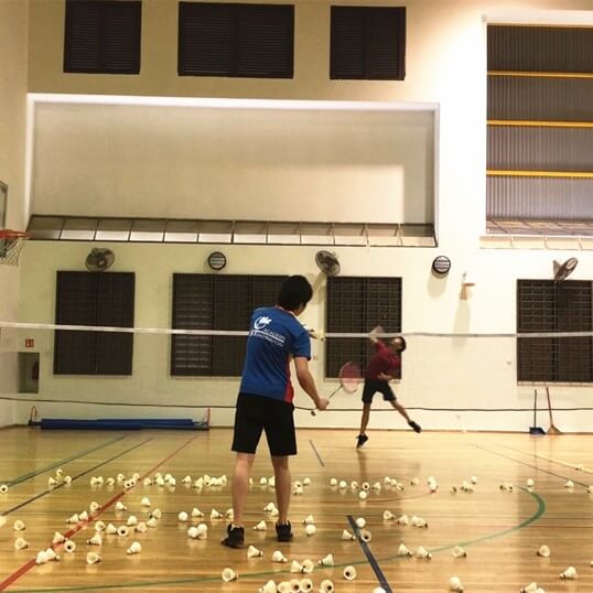 Badminton Training in Singapore Westwood Secondary by ST Badminton Academy