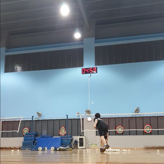 Badminton Classes in Pioneer Primary School Hall by ST Badminton Academy Singapore 2024