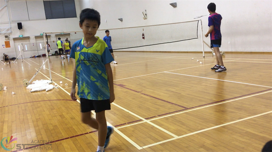 High serve badminton lesson by ST Badminton Academy KL Malaysia 2024
