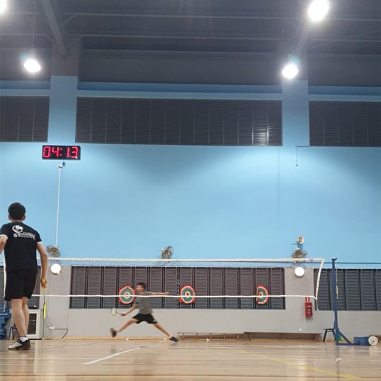 Jurong West Pioneer Primary School Hall Badminton Training by ST Badminton Academy Singapore 2025