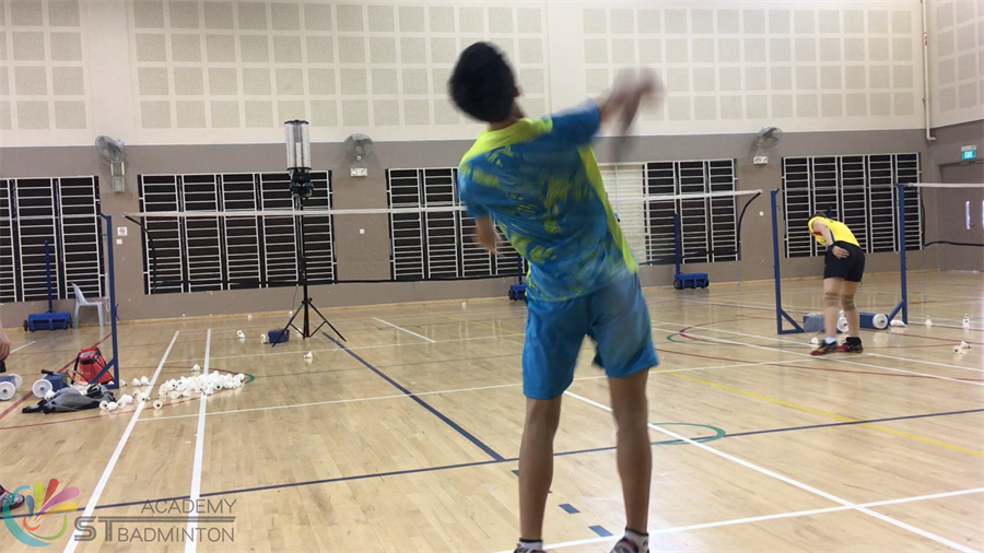 Professional Lob Shot Badminton Training by ST Badminton Academy Malaysia 2024