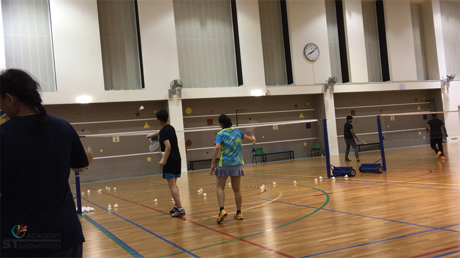 Serve Shot Badminton Training by ST Badminton Academy KL Malaysia 2022