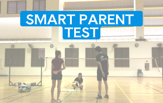 Smart Parent Test Choose the right badminton training for your kids Singapore