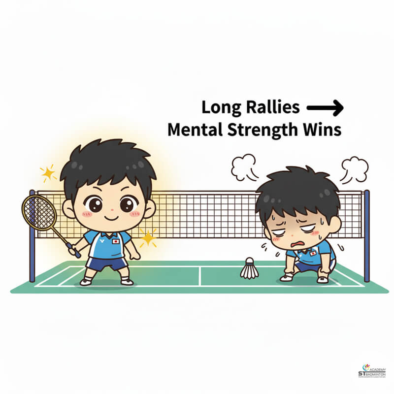 Kodai Naraoka showing exceptional court coverage and stamina in long rally