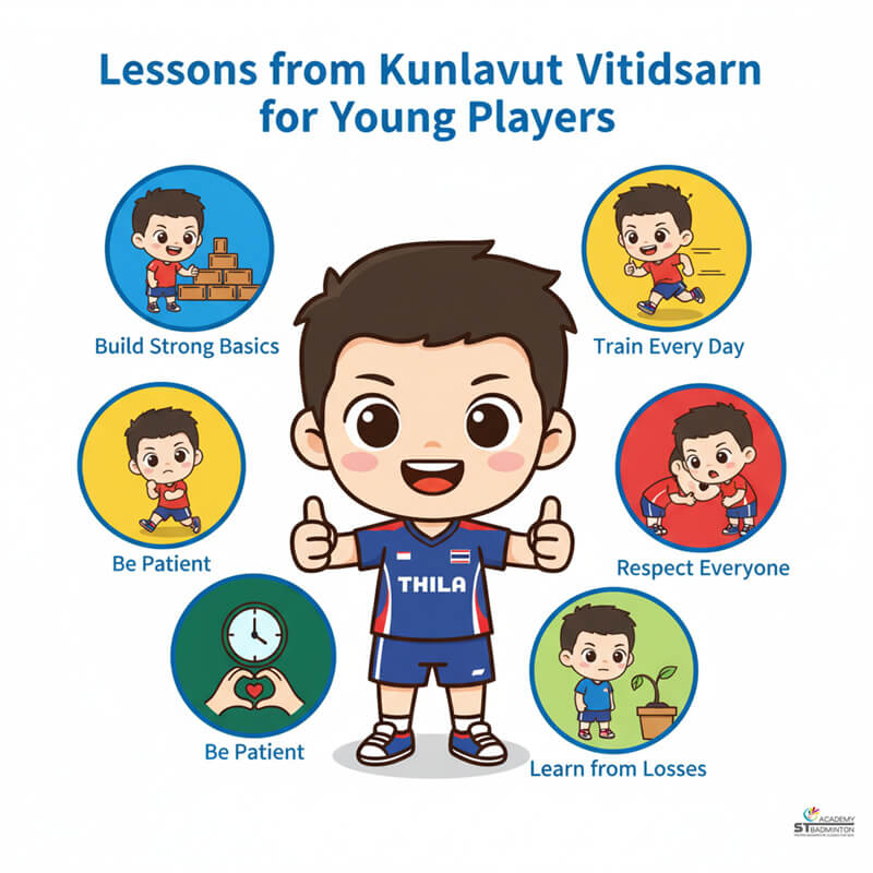 Kunlavut Vitidsarn celebrating world championship victory with Thai flag display