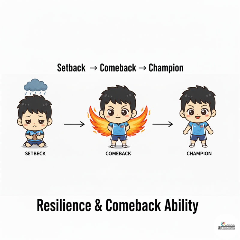 Lee Zii Jia displaying powerful jump smash during international men's singles match