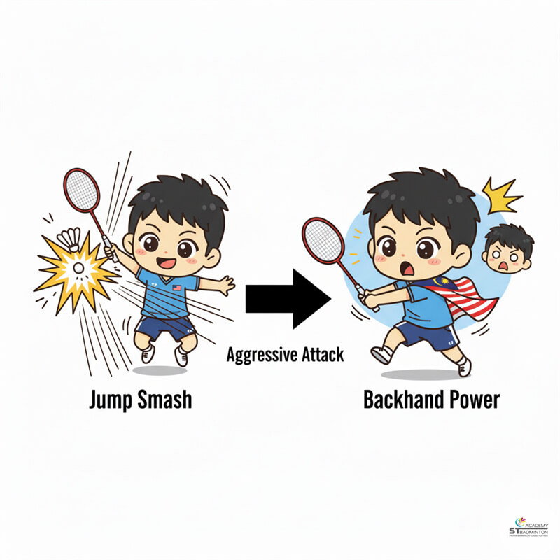 Lee Zii Jia showing disciplined attitude and professional responsibility in training approach