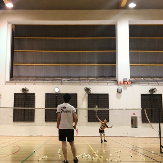 Professional Badminton Coach and Training Gek Poh