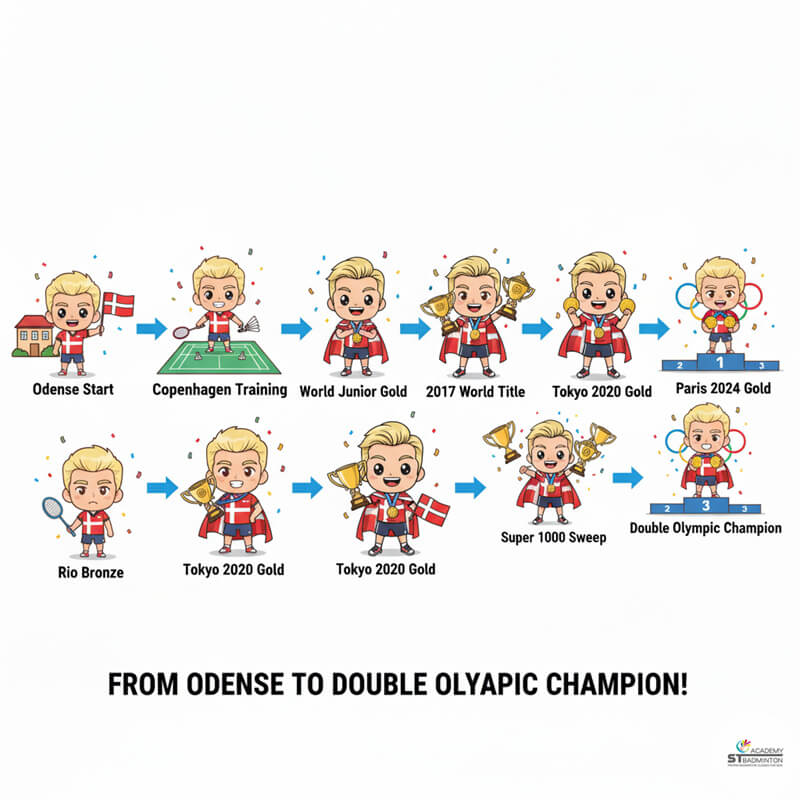 Young players in Denmark and Asia studying Viktor Axelsen match highlights for learning inspiration