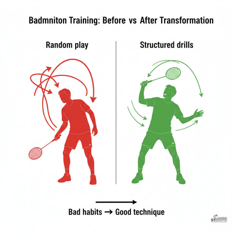 馬來西亞羽毛球訓練｜初學者練習高遠球與吊球