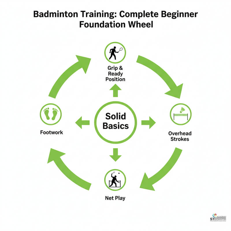 吉隆坡羽毛球訓練｜兒童練習基礎步法模式