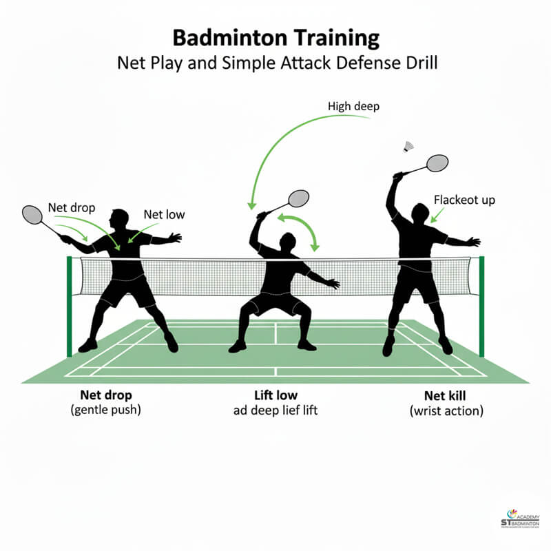 吉隆坡羽毛球課程｜小組入門班進行基礎訓練