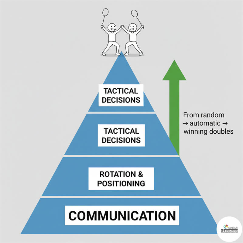 Working adults training drive rally and mid court interception drill at badminton academy Setapak