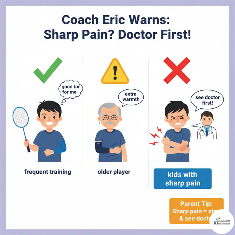 Huấn luyện viên cầu lông Malaysia giải thích cách dùng băng tay nén phục hồi | Lớp học tại Kuala Lumpur