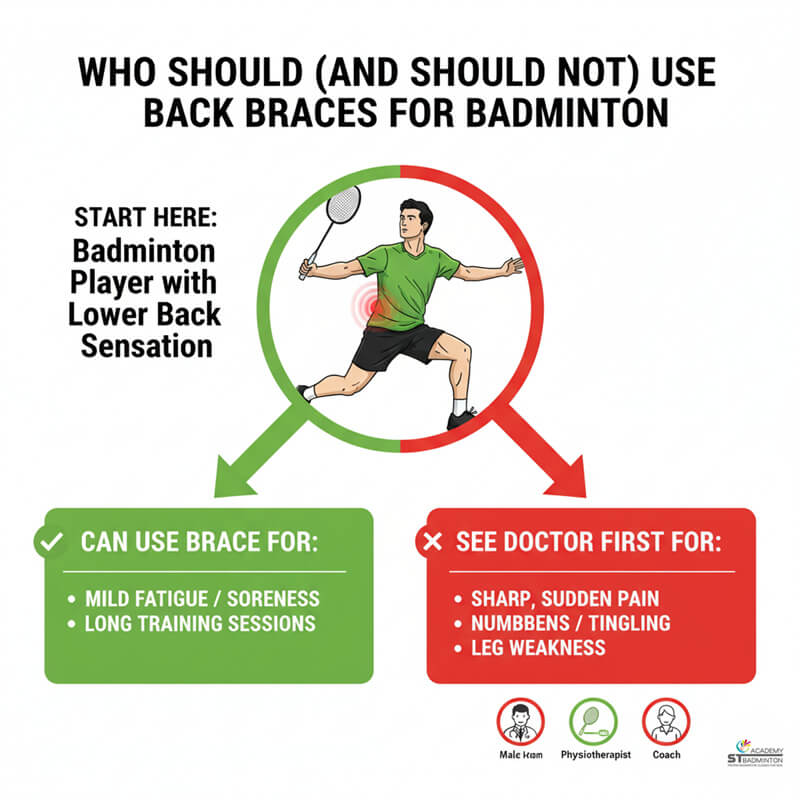 Pemain bulutangkis di Kuala Lumpur merasa lebih percaya diri menggunakan penopang punggung bawah setelah cedera ringan | Pelatih bulutangkis Wangsa Maju
