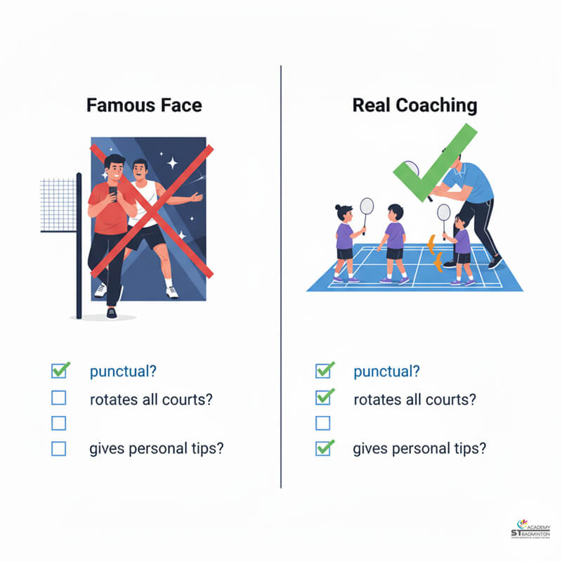 Huấn luyện viên cầu lông tại Setapak thị phạm kỹ thuật cho người mới bắt đầu | Lớp học nhỏ ở Kuala Lumpur