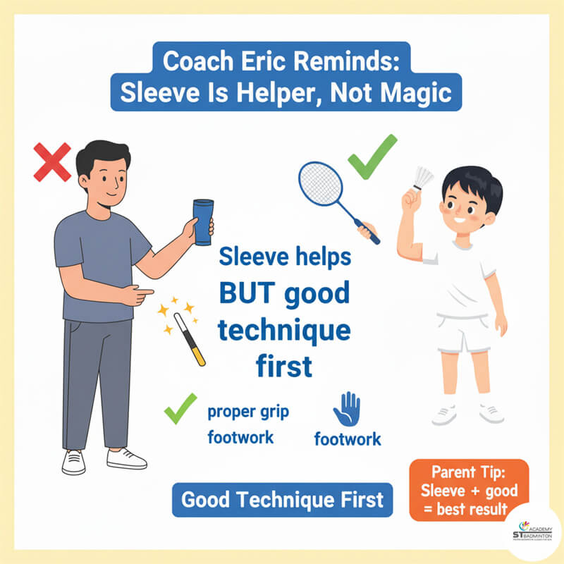 Vận động viên cầu lông trẻ Malaysia tự tin với băng tay nén sẵn sàng thi đấu | Huấn luyện cầu lông cho thanh thiếu niên