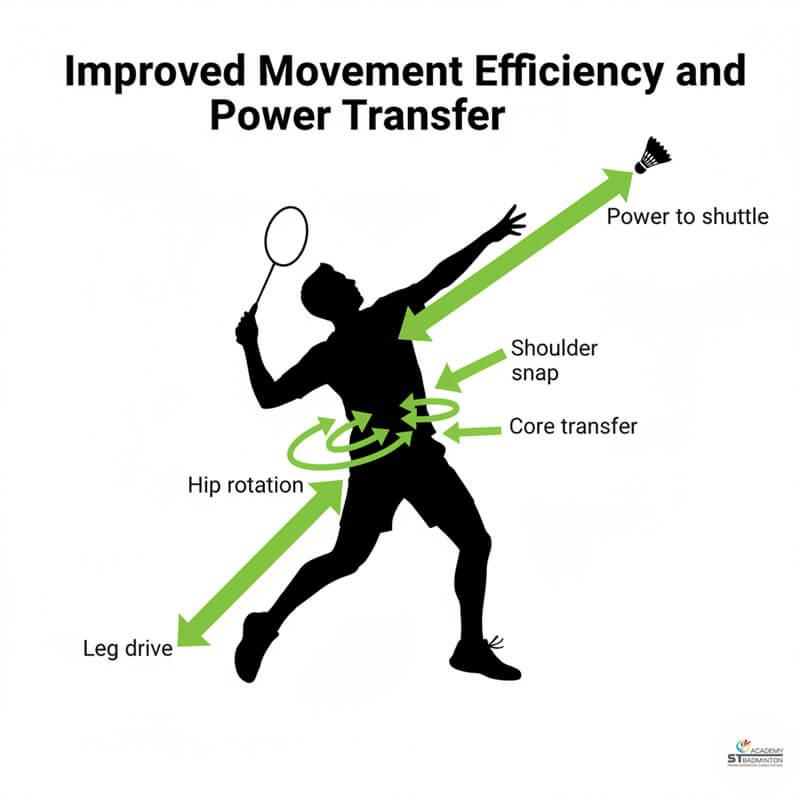 Adult badminton player stretching hamstrings safely after training session in Singapore
