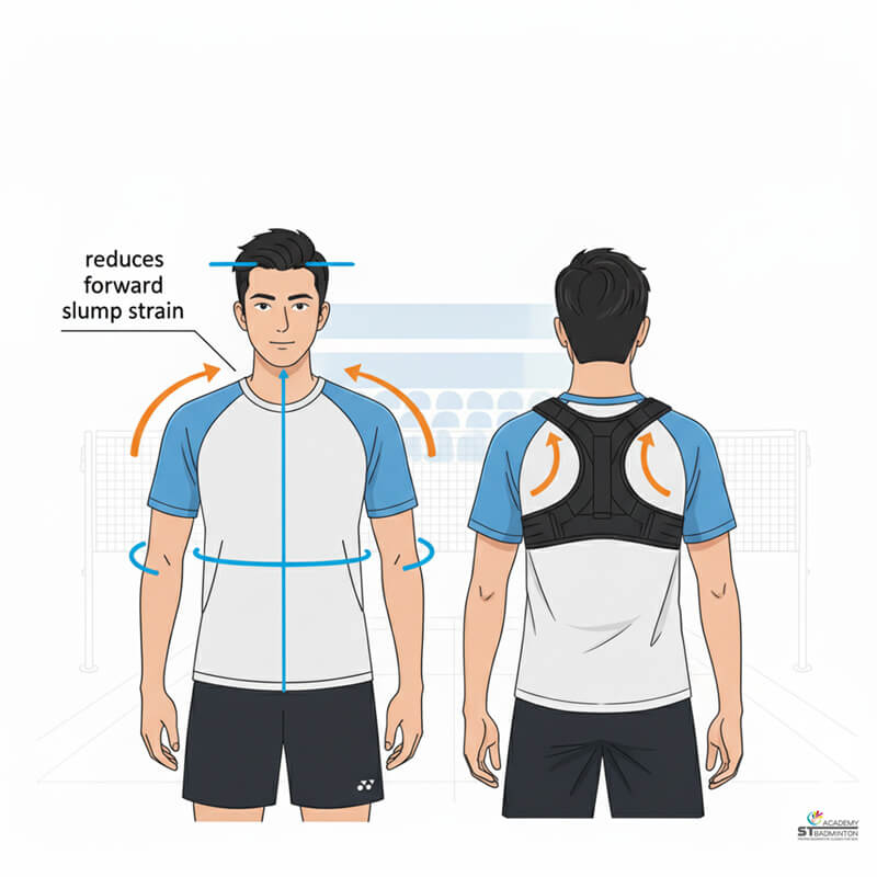 Người chơi cầu lông thực hiện các bài tập linh hoạt cho vai trước trận đấu | Huấn luyện cầu lông và phòng tránh chấn thương tại Petaling Jaya