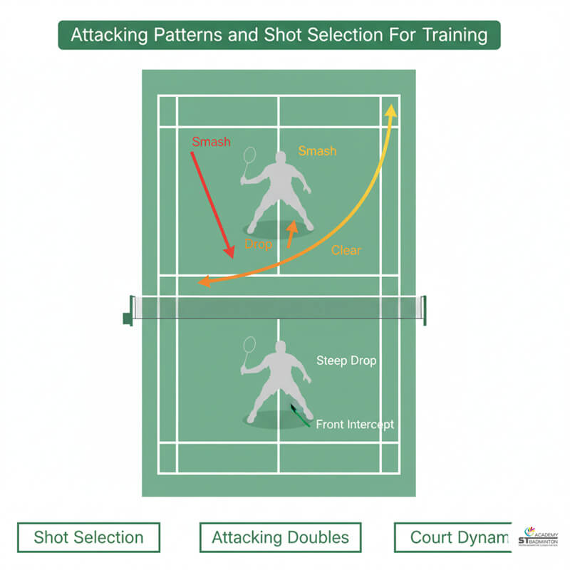 Huấn luyện viên cầu lông giải thích chiến thuật luân chuyển và vị trí cho cặp đôi trẻ tại Kuala Lumpur | Huấn luyện cầu lông Wangsa Maju
