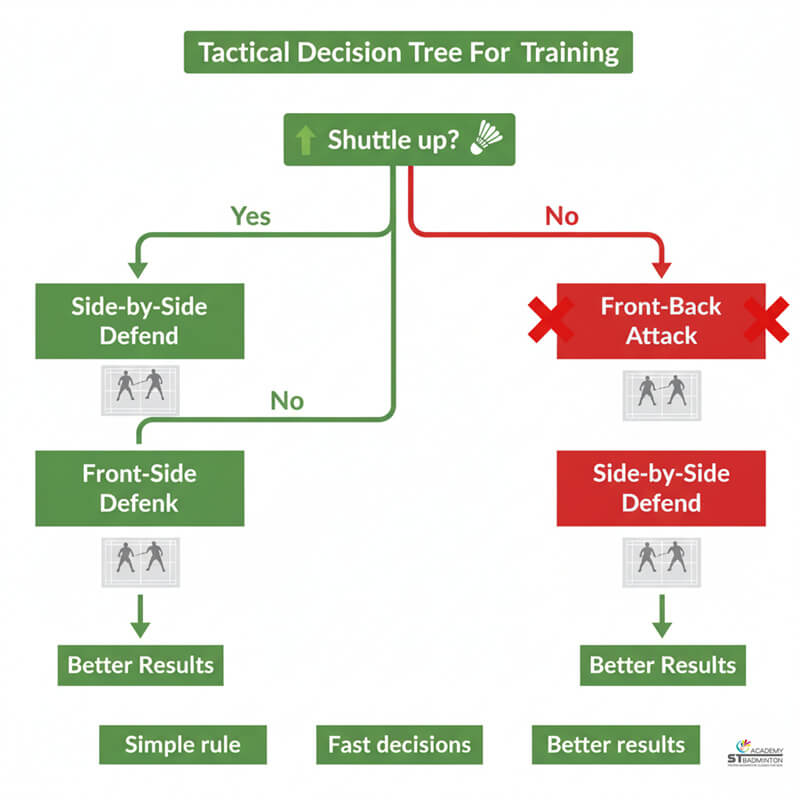 Đồng đội trao đổi rõ ràng khi luân chuyển từ phòng thủ sang tấn công tại Kuala Lumpur | Huấn luyện cầu lông người lớn