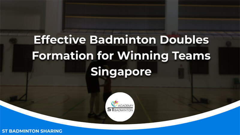 Effective Badminton Doubles Formation for Winning Teams Malaysia