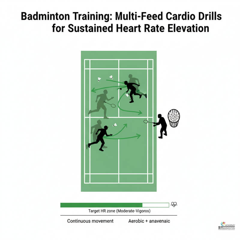 心臓の健康と体力づくりのための有酸素バドミントン ドリルを楽しむジュニアグループ｜マレーシア