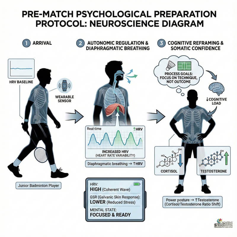Junior player writing down pre-match routine at academy near Kepong and Ampang