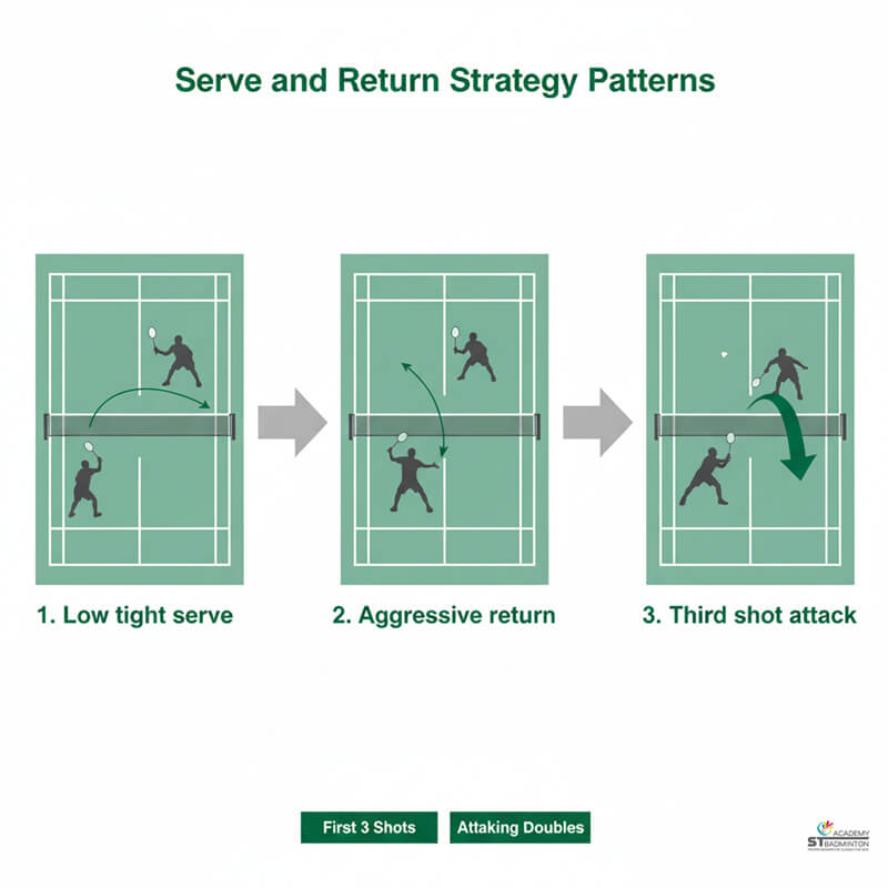 Các vận động viên tại Singapore tập luyện đội hình phòng thủ song song trong buổi huấn luyện cầu lông | Kỹ thuật cầu lông cho người lớn