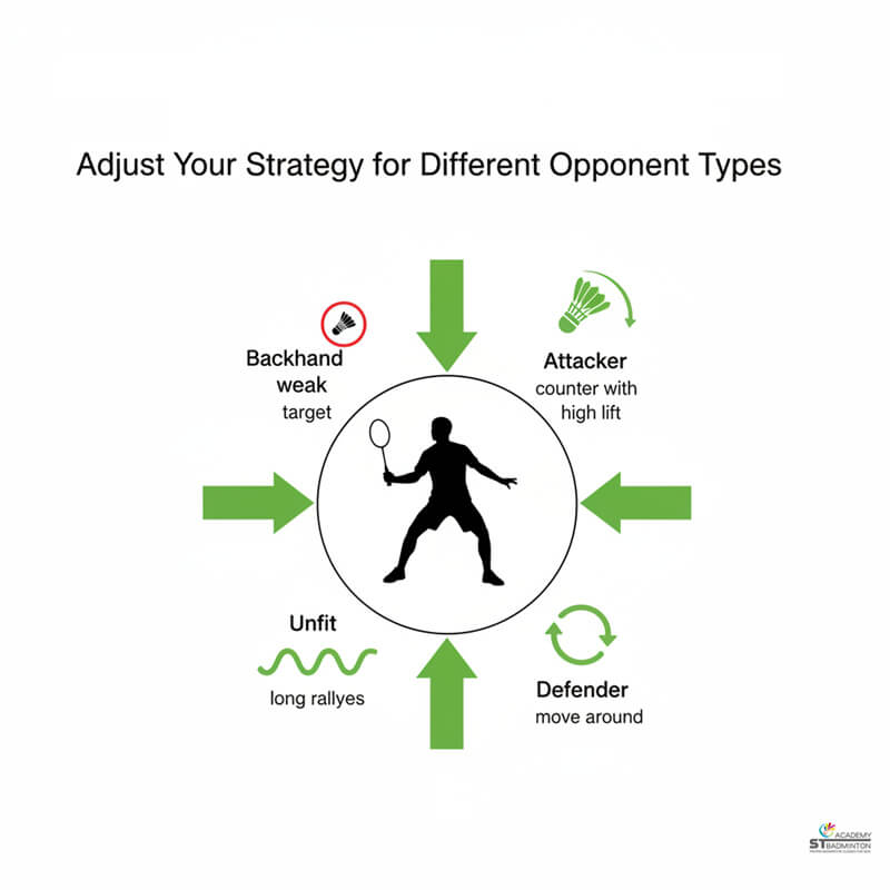 School team players discussing match tactics between rallies at badminton hall in Malaysia