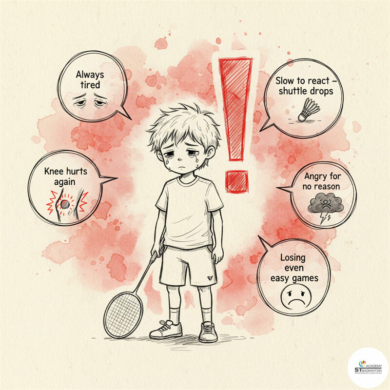 Huấn luyện viên cầu lông tại Kuala Lumpur theo dõi dấu hiệu kiệt sức của học viên | Lớp học tại Gombak.