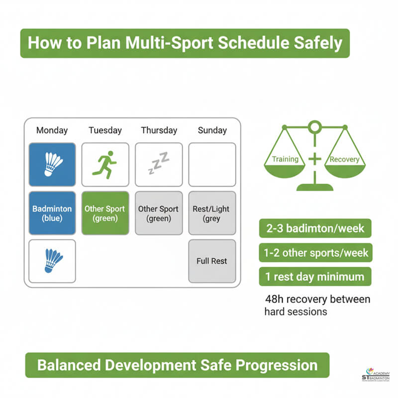 吉隆坡的家庭為熱愛羽毛球和足球的孩子規劃均衡的運動時間表｜兒童羽毛球訓練