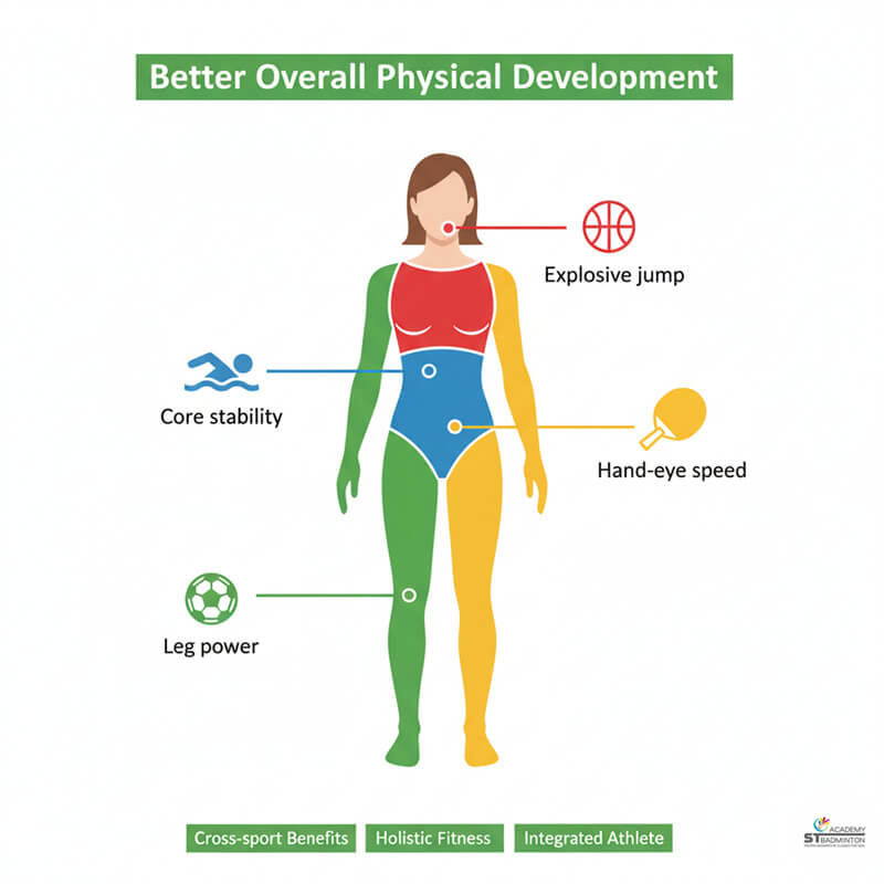 吉隆坡青少年運動員結合羽毛球與足球訓練以提升敏捷度｜兒童羽毛球訓練與步法基礎