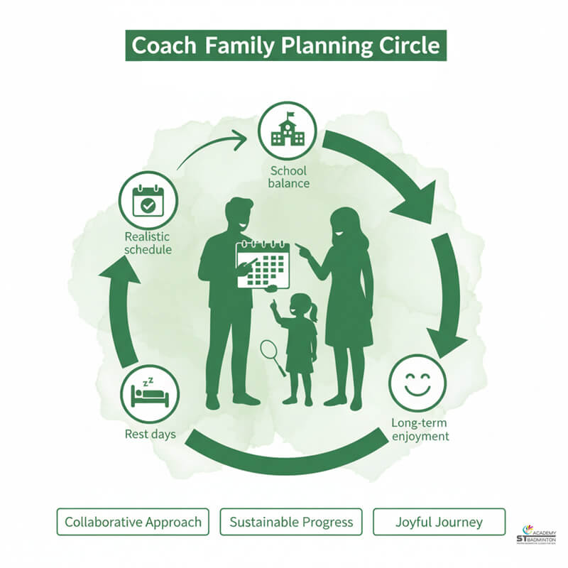 青少年球員在持續高品質的羽毛球訓練後取得顯著進步｜專項訓練