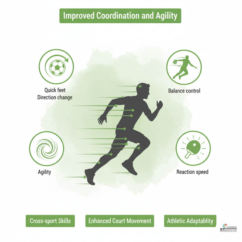 新加坡兒童練習羽毛球與基礎田徑，促進全方位運動發展｜入門羽毛球訓練