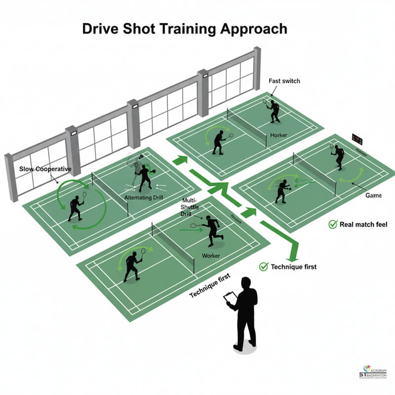 Huấn luyện cầu lông cho đội tuyển trường học tại Kepong | bài tập tạt cầu nâng cao.