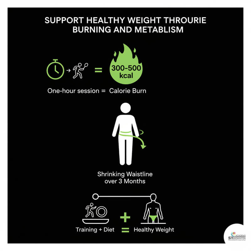 Kids and adults improving overall fitness through badminton in Setapak Malaysia