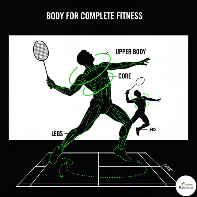 Kids improving fitness through structured badminton training in Kuala Lumpur