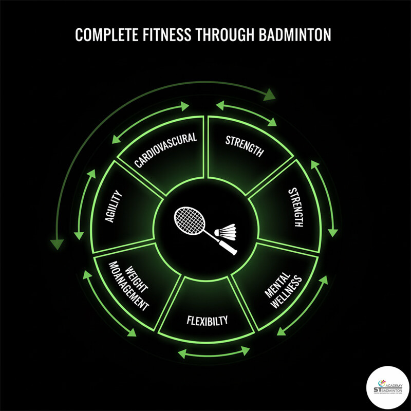 Teens developing leg strength through badminton footwork training in Kuala Lumpur