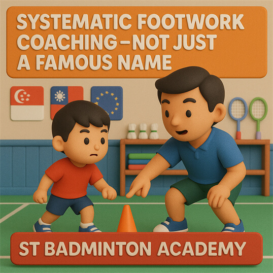 Badminton coach teaching kids in Setapak – Professional Development for Young Malaysian Athletes