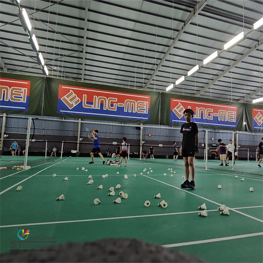 ST Badminton Academy Malaysia coaching badminton foundation for kids in Melati KL