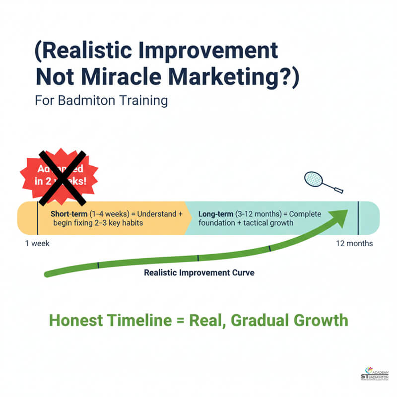 Foreign students receiving structured Malaysian badminton coaching near Wangsa Maju