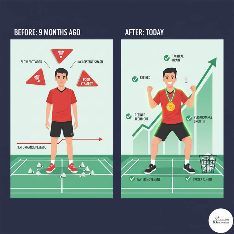 Malaysian coach providing detailed technical correction during high performance training in KL