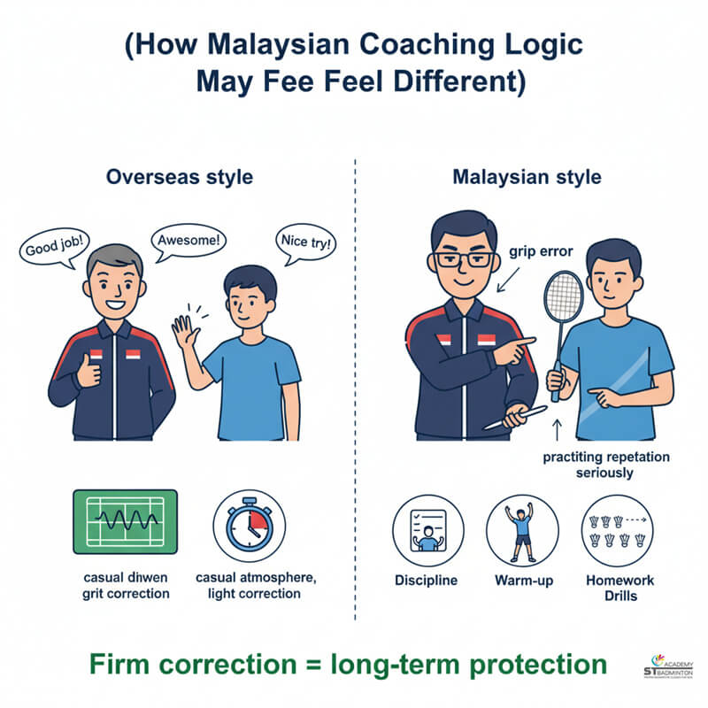 Overseas players learning proper foundation at Malaysian badminton academy in Setapak