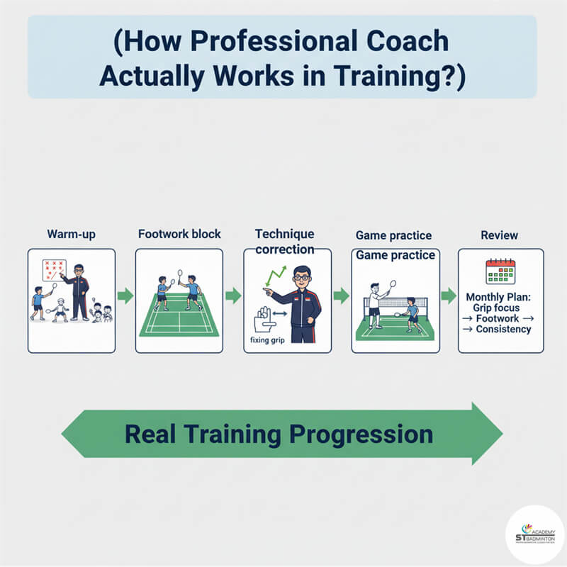 ผู้ปกครองเปรียบเทียบโค้ชแบดมินตันมืออาชีพและผู้สอนทั่วไปใน Setapak กัวลาลัมเปอร์