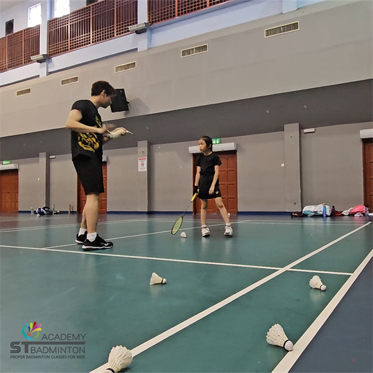 ST Badminton Academy Malaysia teaching foundation techniques at Gombak training centre