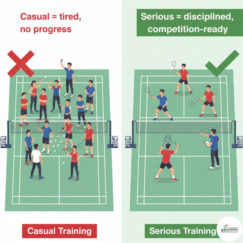 Structured high performance drills for competitive players in Setapak Kuala Lumpur