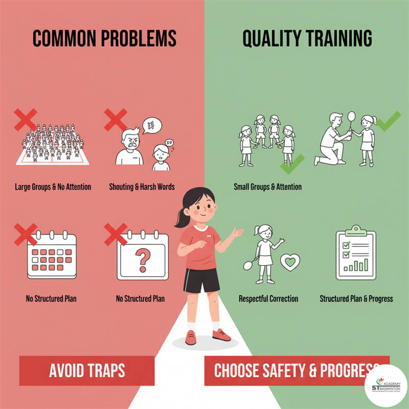 Huấn luyện viên có chứng chỉ động viên tích cực trong buổi huấn luyện cầu lông cho nữ gần Setapak KL