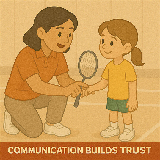 Kids learning from experienced badminton coach in Bandar Menjalara Kepong